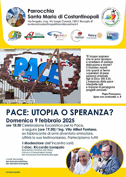 Pace: utopia o speranza? Incontro con l'ing. Vito Alfieri Fontana, sminatore, ex fabbricante di armi